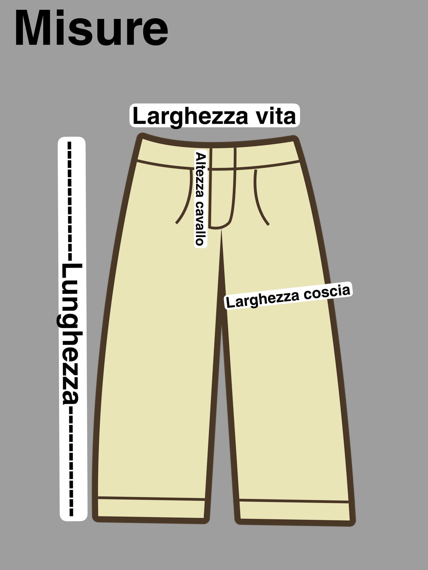 Jeans grigi unisex